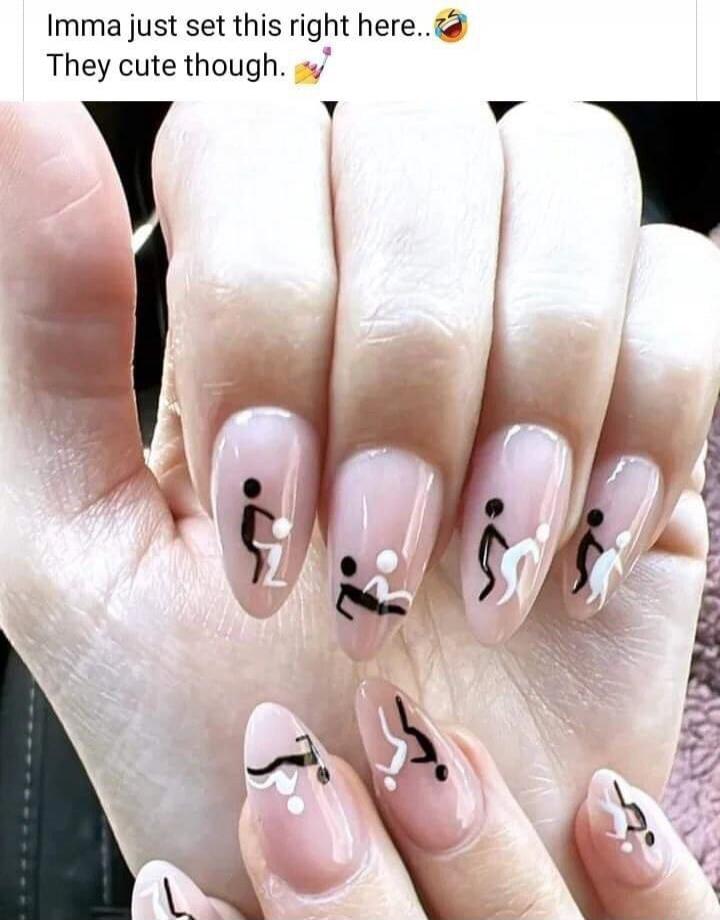 Imma just set this right here.. 😂 They cute though. 💅