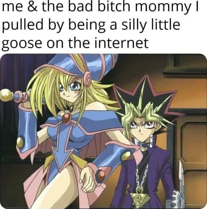 pulled by being a silly little goose on the internet