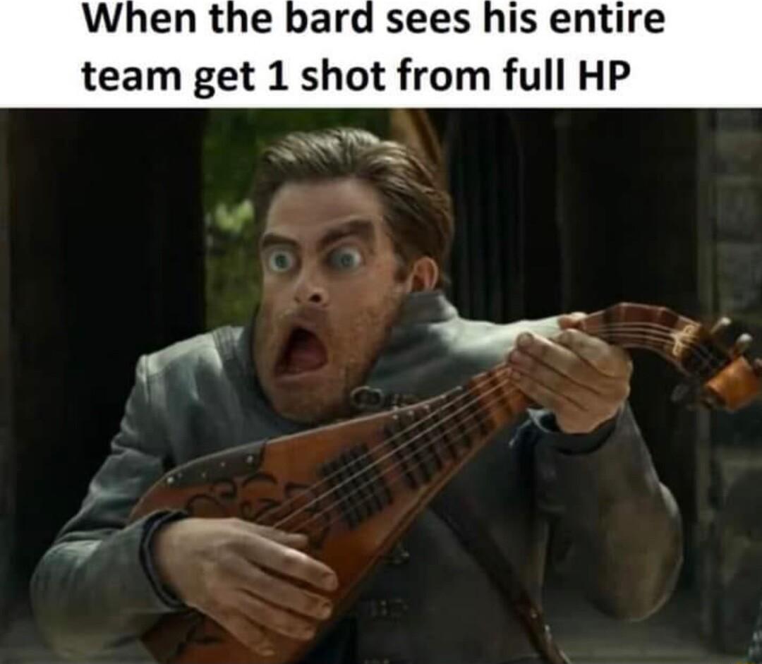 When the bard sees his entire SN o