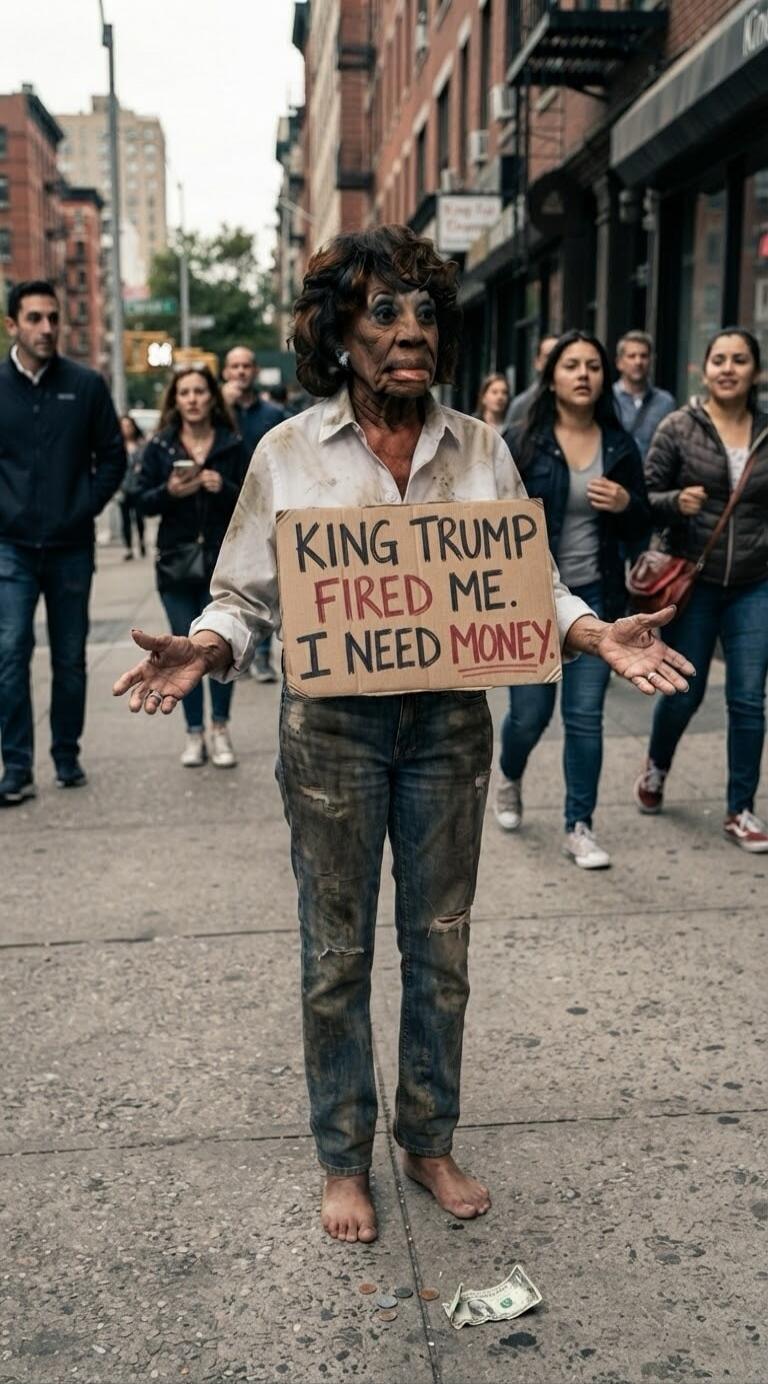 KING TRUMP FIRED ME. I NEED MONEY.