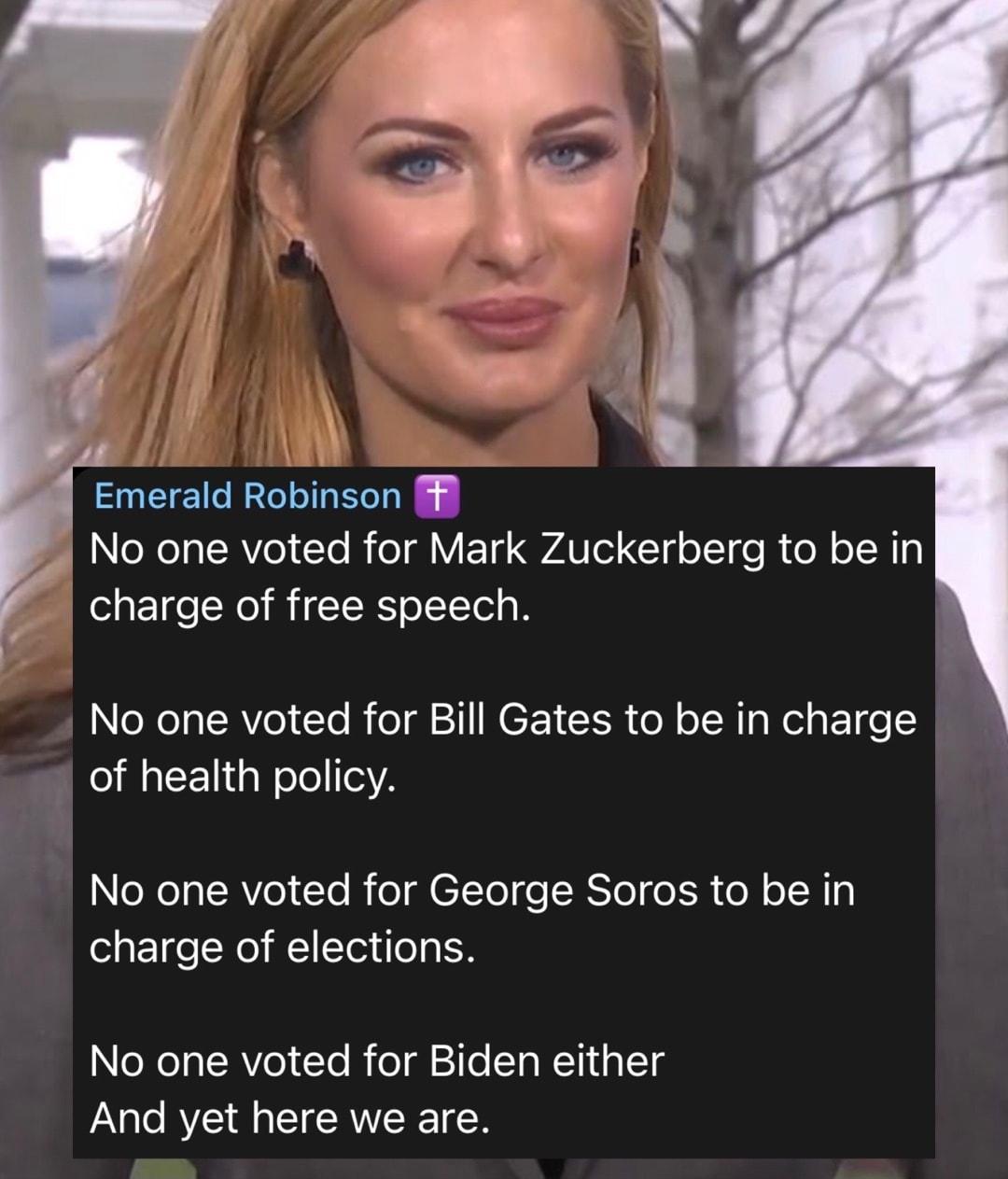 Emerald Robinson NoXoalRY e 10 R o g FTa QAo Ig oJTfe R e 1R 13 charge of free speech NoXoal RYe To R o dl 2l NCE IR o IRl Nl g T e of health policy NoXoalRYelo R e M CTTo eS ToI e o 1R3 ol ptTge o 1 STo1 o g IR NfeXolalRVetYo R o gl 1le S aW1I1al1g And yet here we are