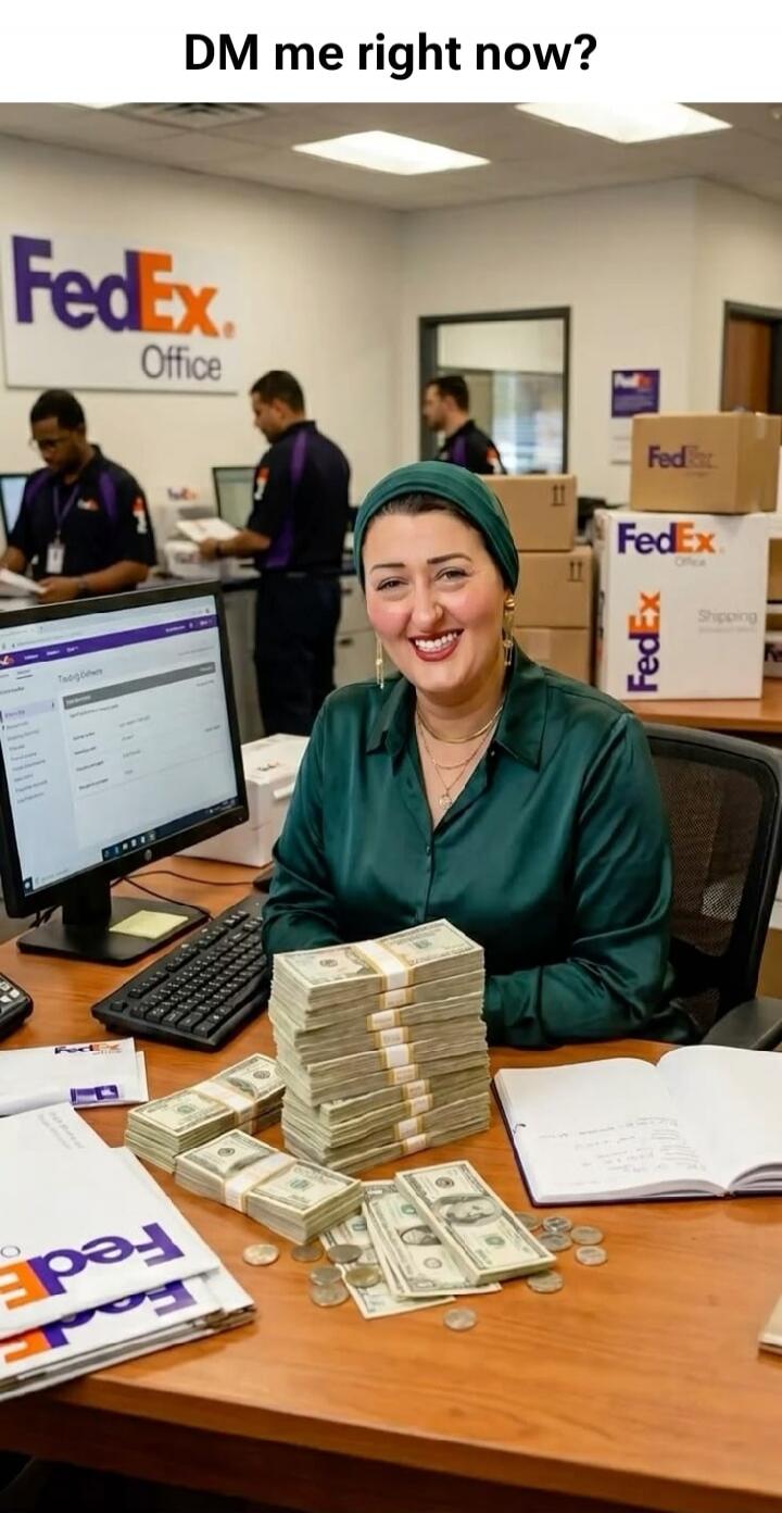 DM me right now? FedEx Office FedEx Shipping