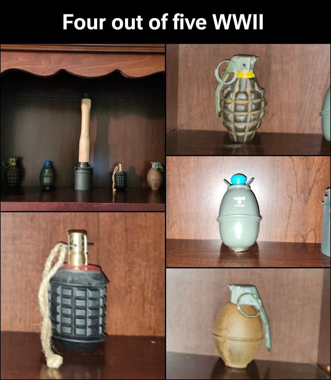 Four out of five WWII