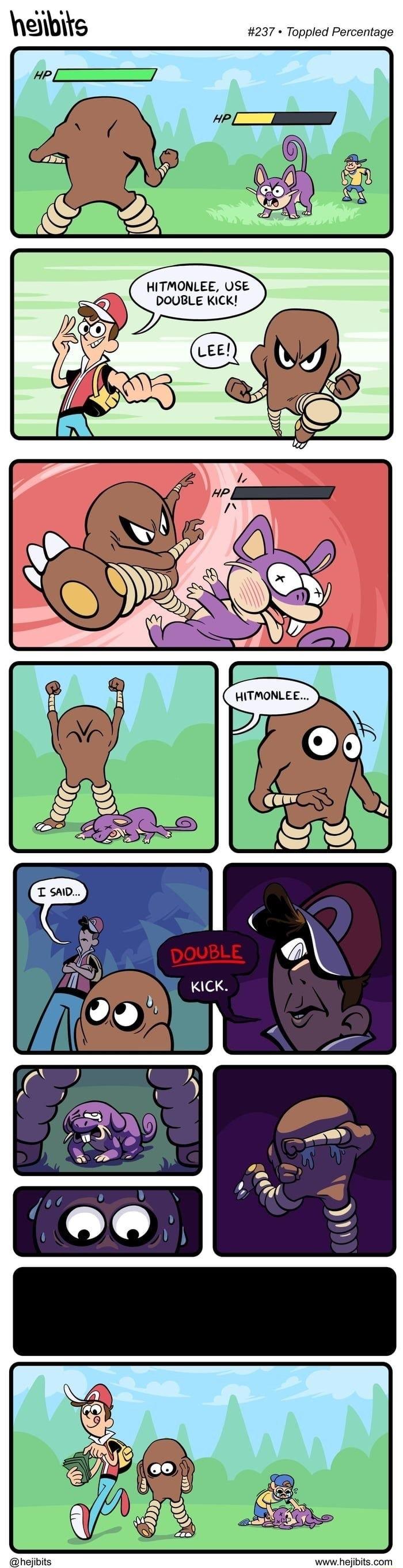 jbs 237 Toppled Percentage HITMONLEE USE DOUBLE KICK