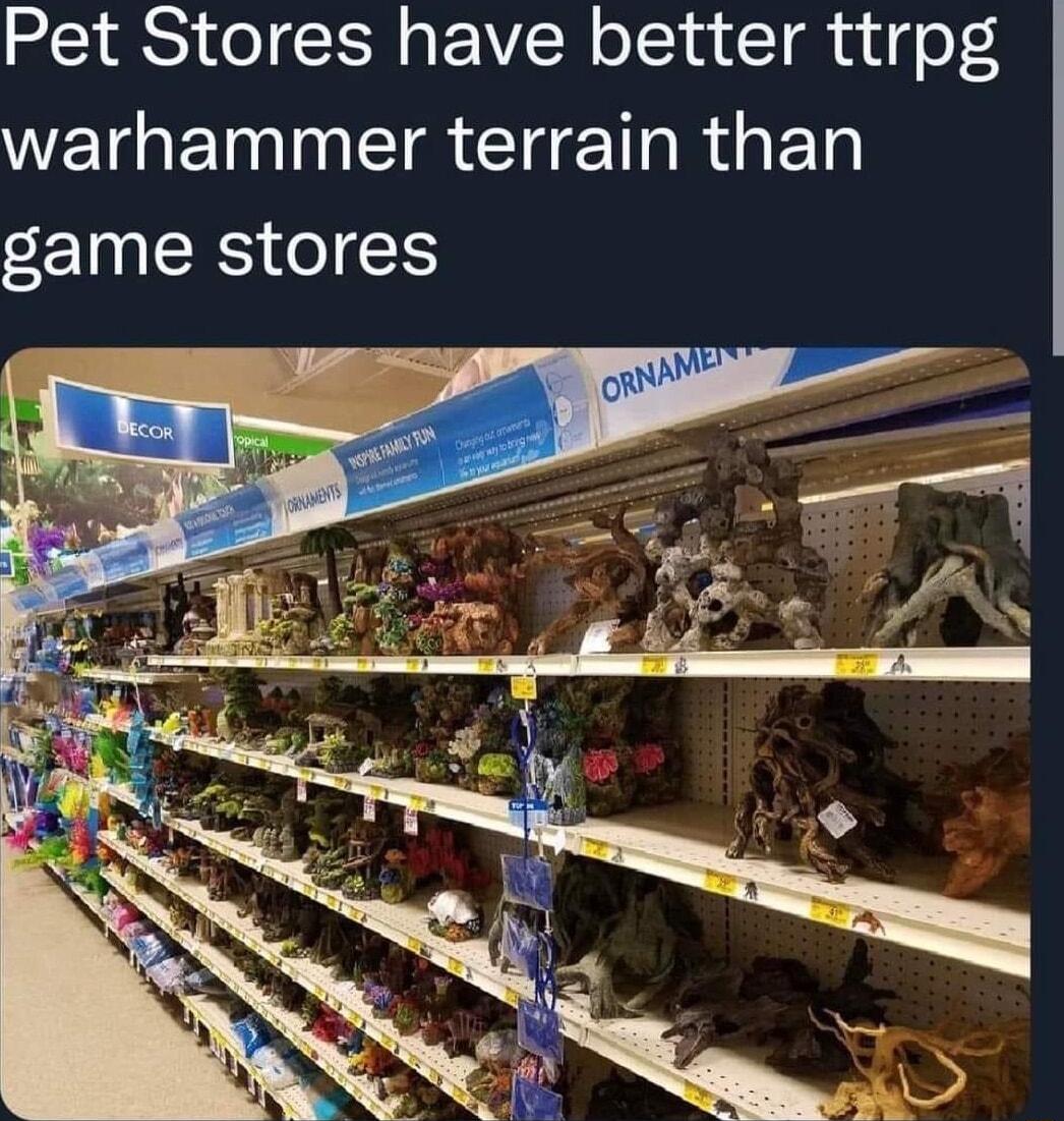 Pet Stores have better ttrpg WETGETINETR CI RG game stores