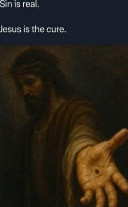 Sin is real. Jesus is the cure.