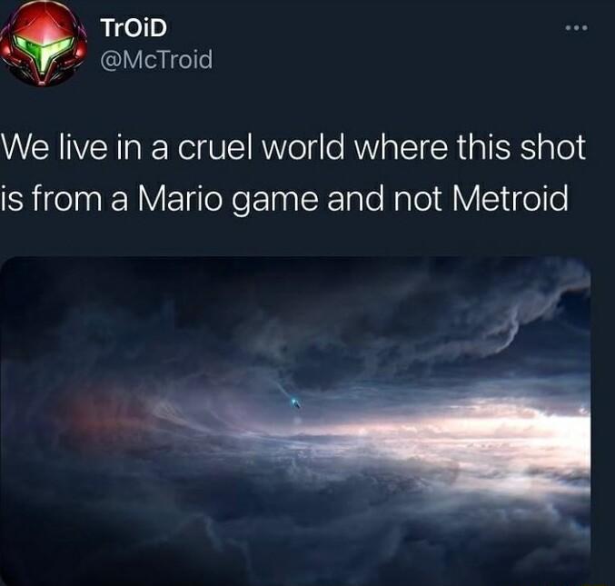 TrOiD 7_ McTroid We live in a cruel world where this shot hitelnENVE o XeElnnlReTale Naleld VY ligee