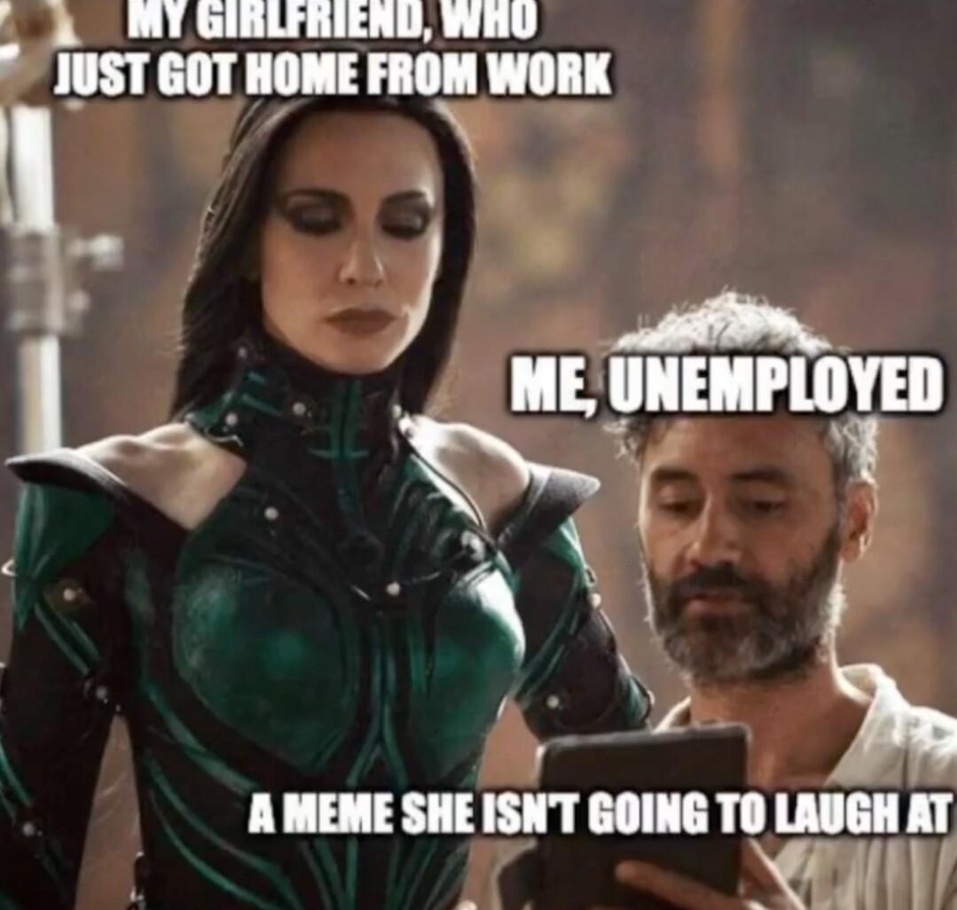 _ A MY GIRLFRIEND WhU 1UST GOT HOME FROM WORK L