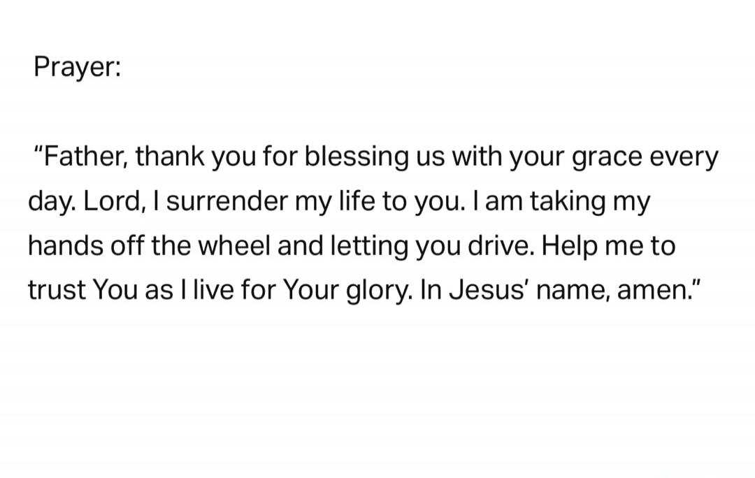 Prayer: 