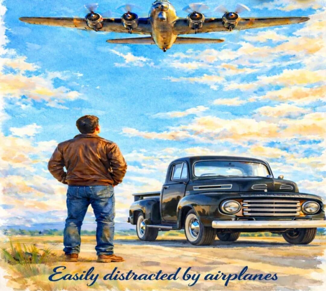 Easily distracted by airplanes