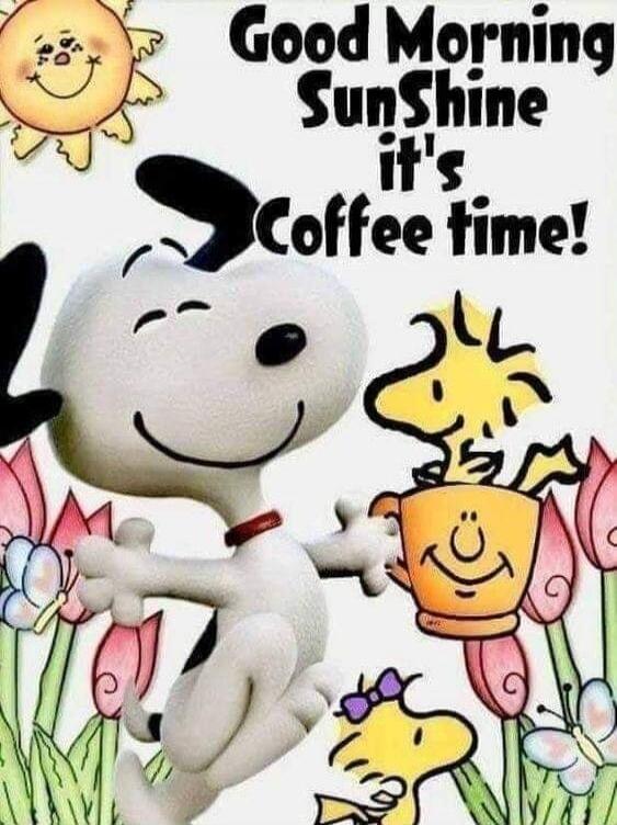 Good Morning Sunshine it's Coffee time!