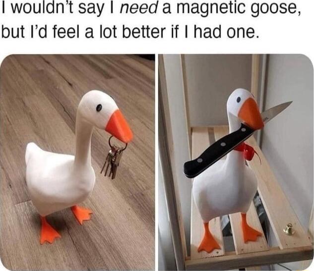 I woulant say need a magnetic goose but Id feel a lot better if had one