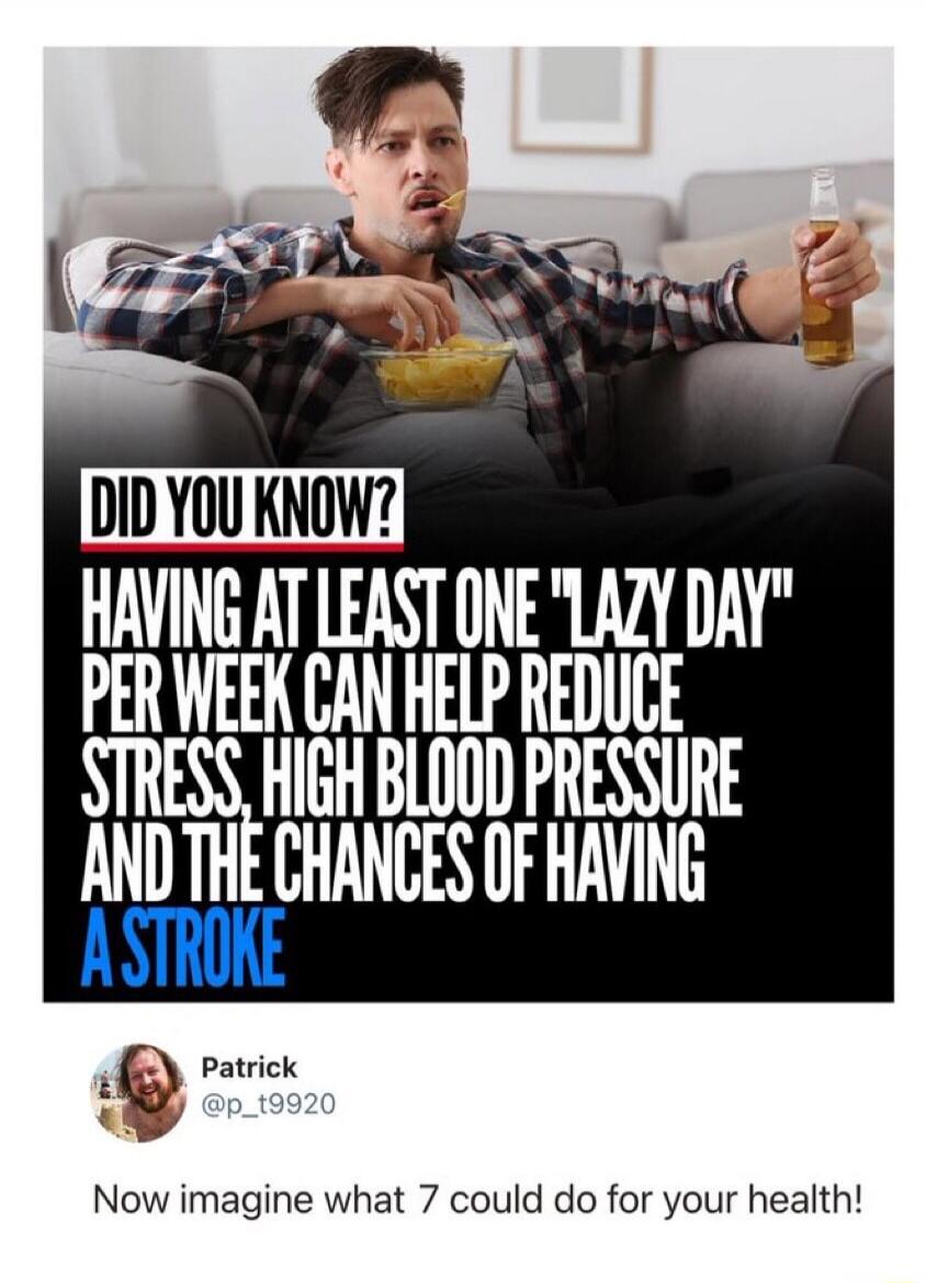 DID YOU KNOW? HAVING AT LEAST ONE 