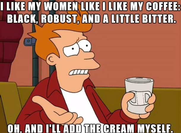 LIKEMY WOMEN LIKEIL1KEMYCOFFEE BLACK ROBUST ANDAILITTLEBITTER