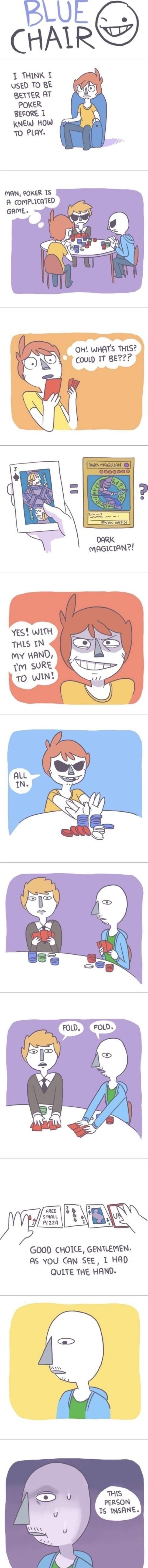 1 THINK T BETTER AT MAN POKER IS A OMPLICATED GAME 3 3 Free o smaLL o a Y Praza 3 GOOD CHOICE GENTLEMEN As YOU CAN SEE 1 HAD QULTE THE HAND