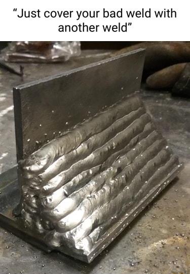 Just cover your bad weld with another weld