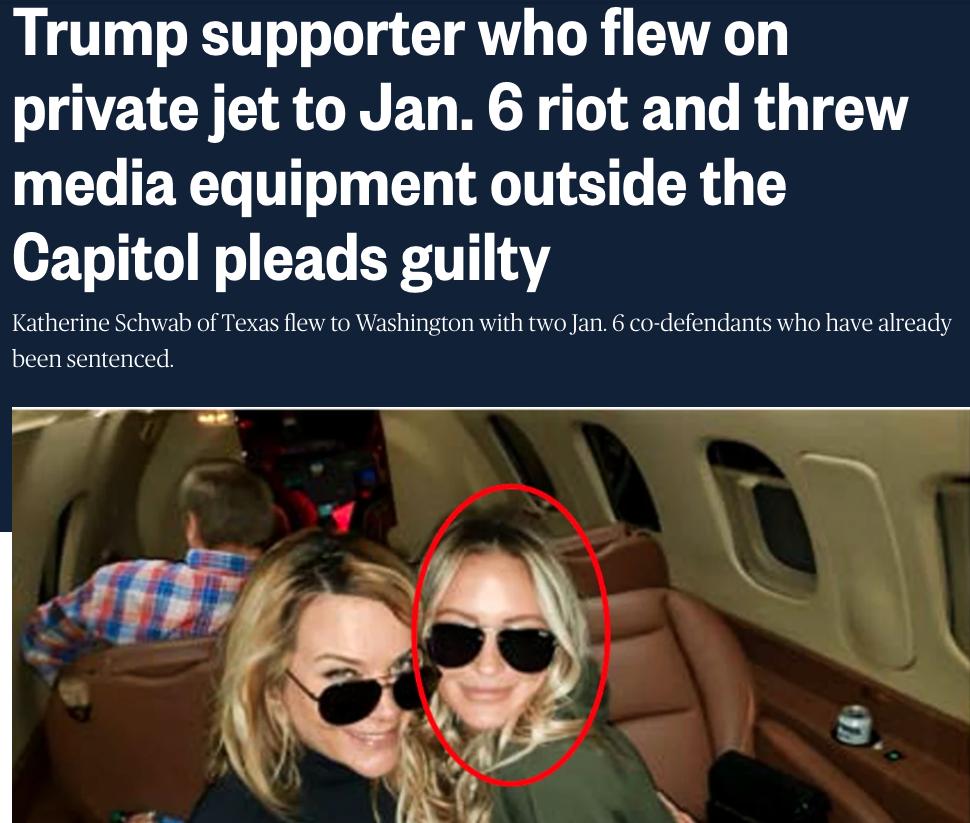 Trump supporter who flew on private jet to Jan 6 riot and threw media equipment outside the Capitol pIeads gullty 10 Washingion with two Jan 6 co defendants who have already
