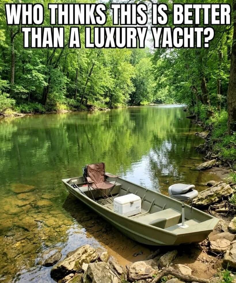 WHO THINKS THIS IS BETTER THAN A LUXURY YACHT?