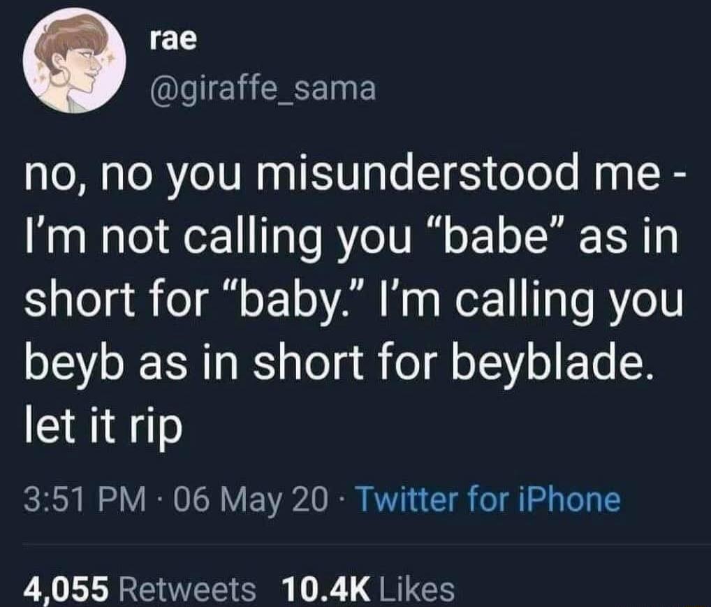 no, no you misunderstood me - I'm not calling you 
