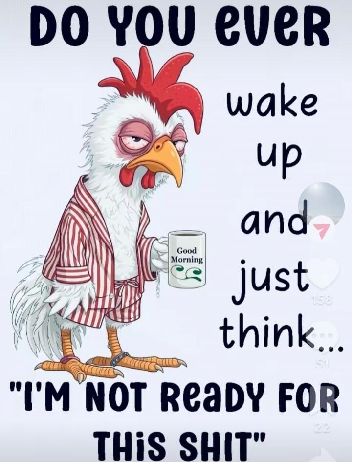 DO YOU EVER wake up and just think... 