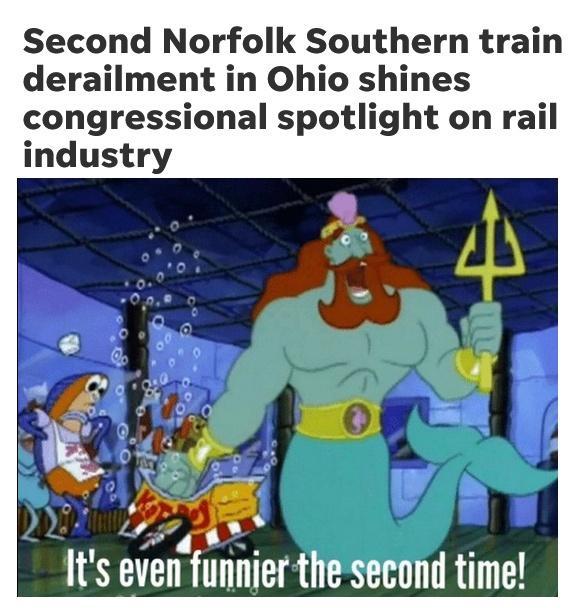 Second Norfolk Southern train derailment in Ohio shines congressional spotlight on rail industry