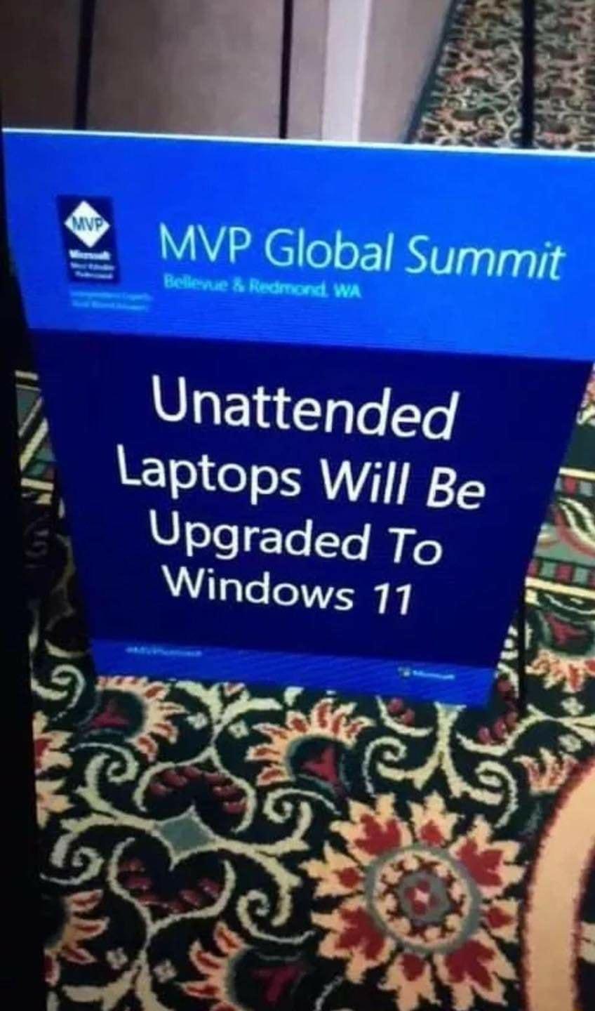 7 Unattendeq 4 aptops Will e Upgraded To WindowS 11