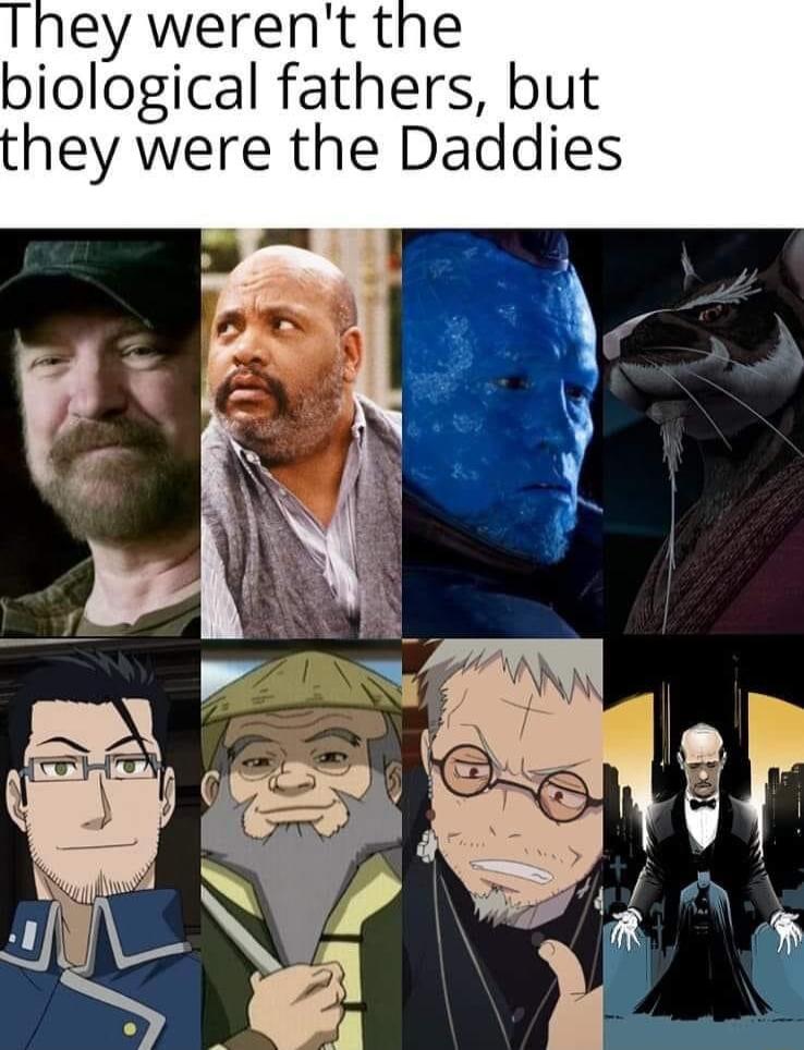 ey werent the biological fathers but hey were the Daddies