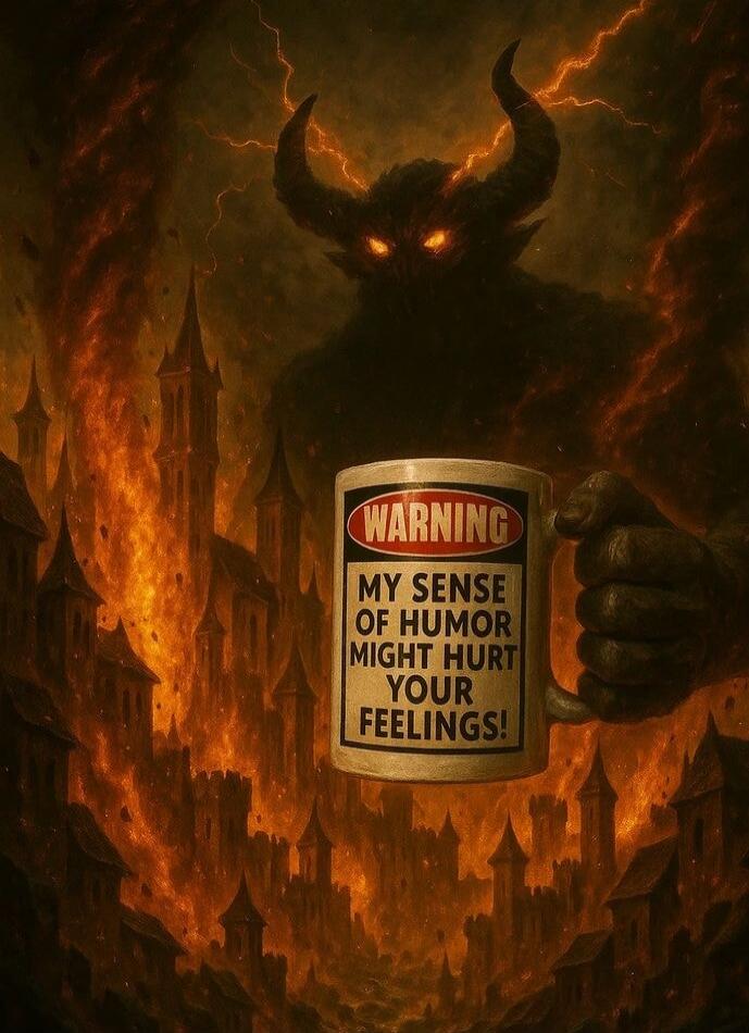 WARNING MY SENSE OF HUMOR MIGHT HURT YOUR FEELINGS!