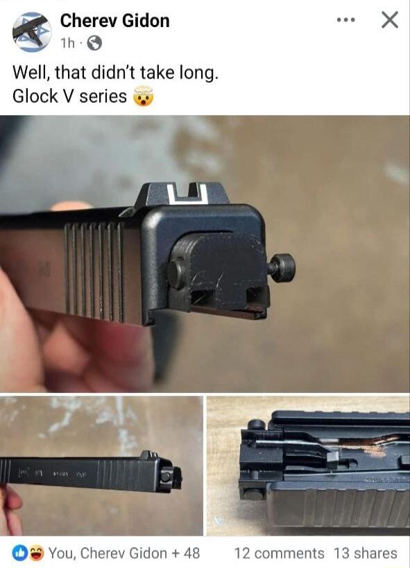 Well, that didn’t take long. Glock V series 😺