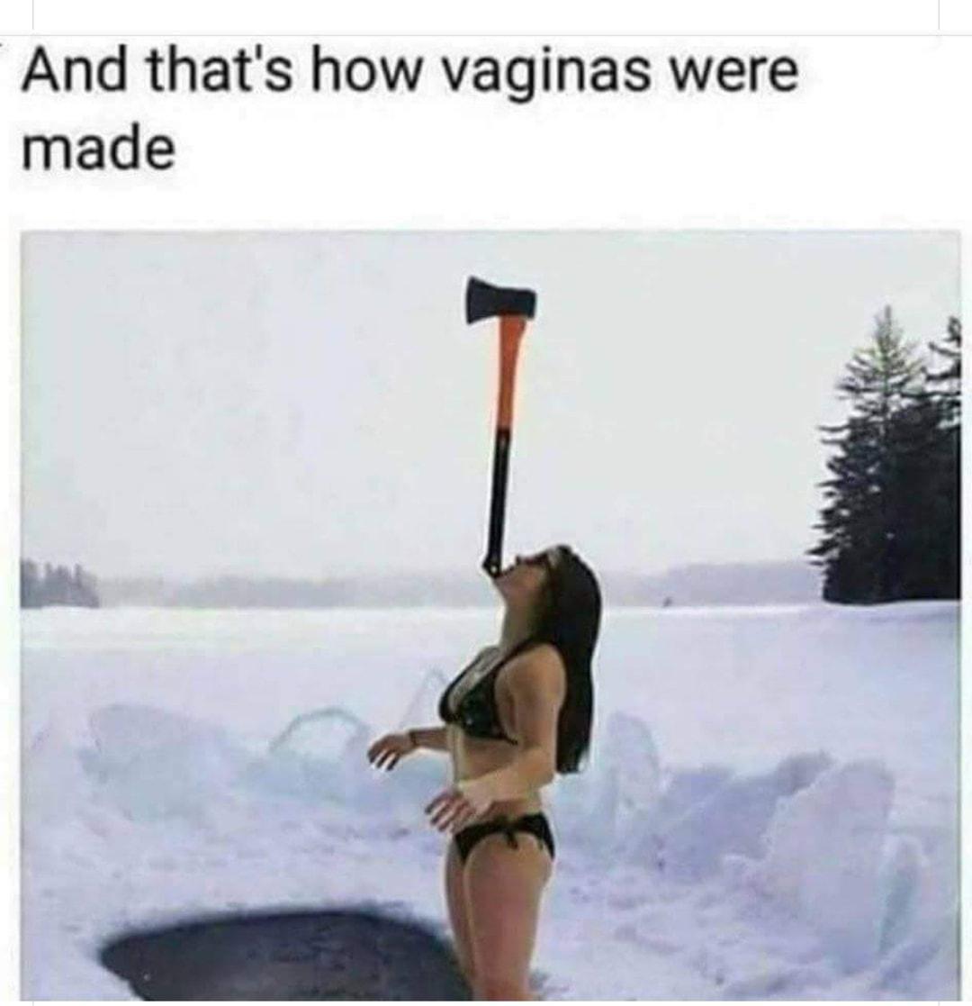 And thats how vaginas were made