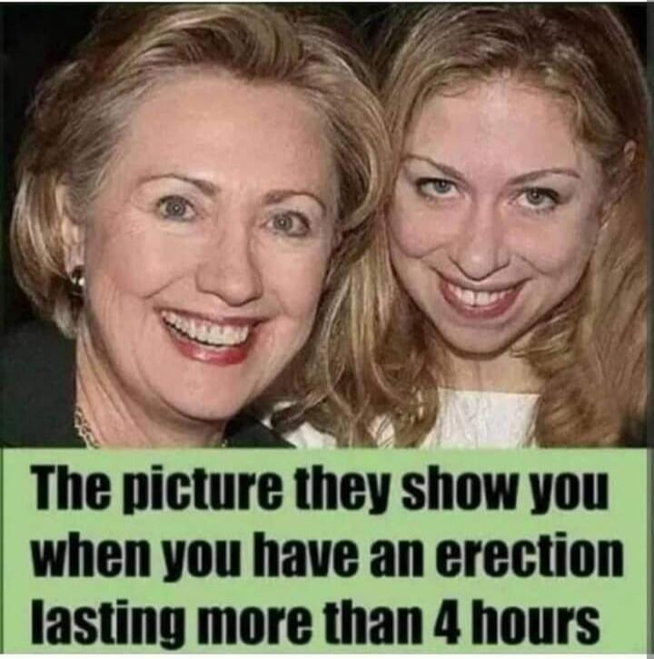 The picture they show you when you have an erection lasting more than 4 hours
