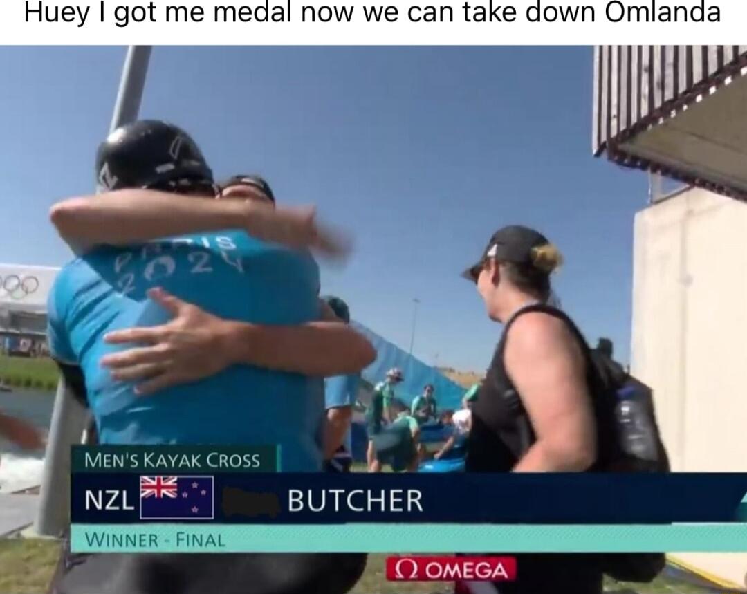 luey got me medal now we can tai BUTCHER OMEGA