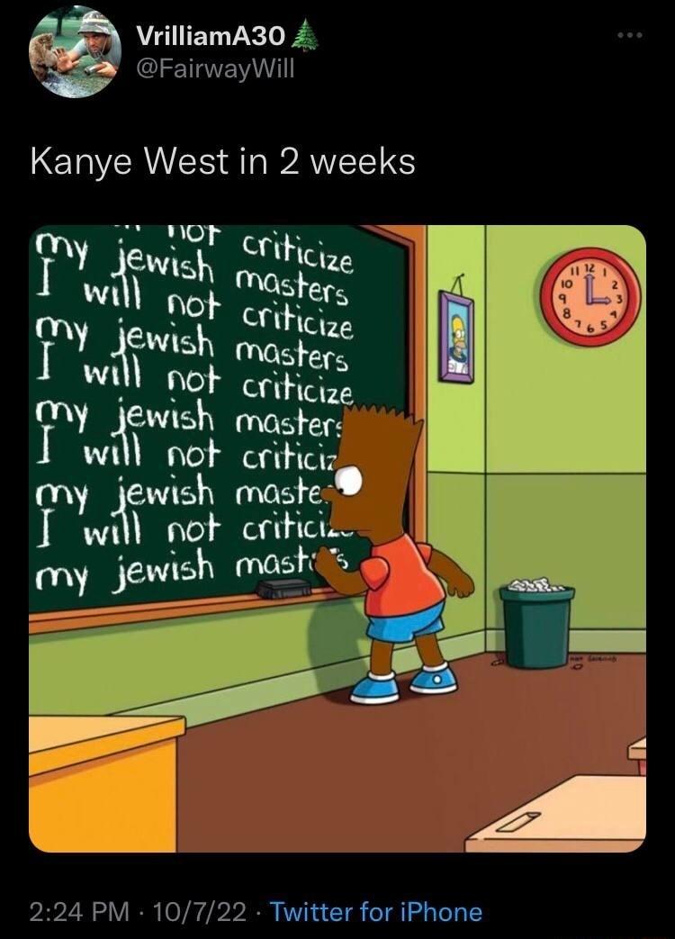 VrilliamA30 FairwayWill Kanye West in 2 weeks 224 PM 10722 Twitter for iPhone