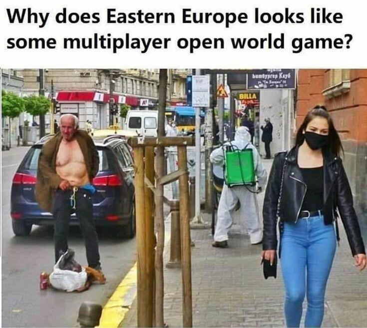 Why does Eastern Europe looks like some multiplayer open world game