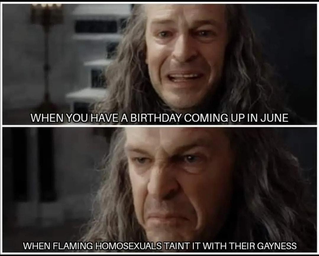 1 WHEN FLAMING HOMOSEXUALSTAINT IT WITH THEIR GAYNESS