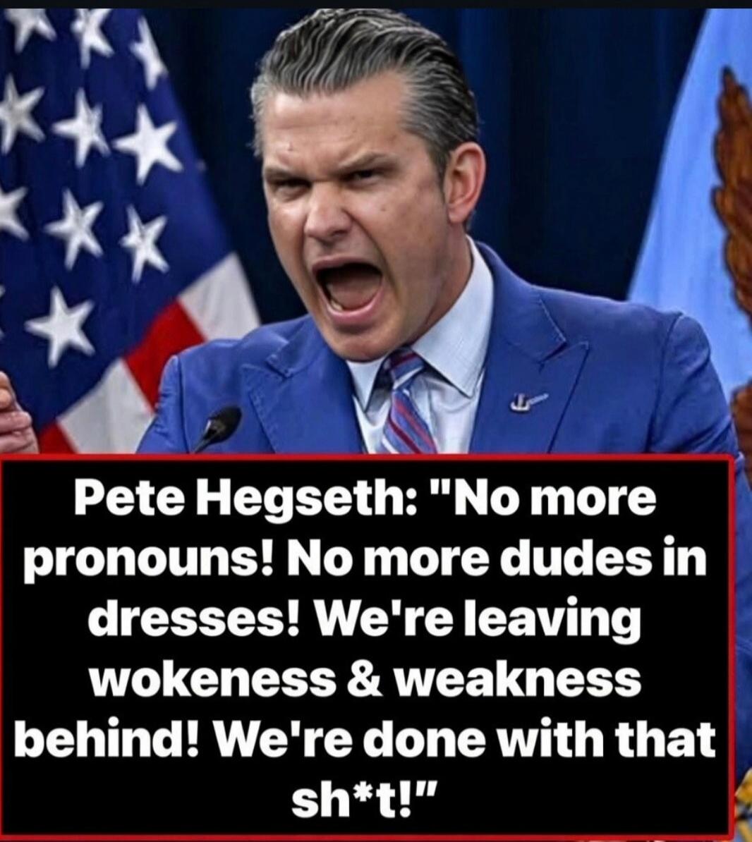 Pete Hegseth: 