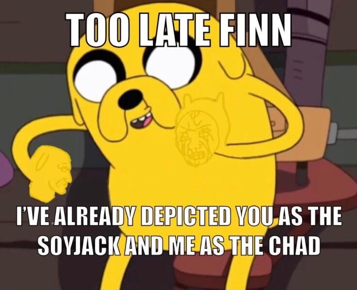 O T LT FYL IVE ALREADYADERIGTEDAVOUAS THE SOVJACKSANDMERSTHE CHAD