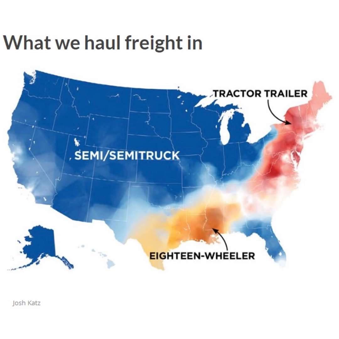 What we haul freight in TRACTOR TRAILER 4