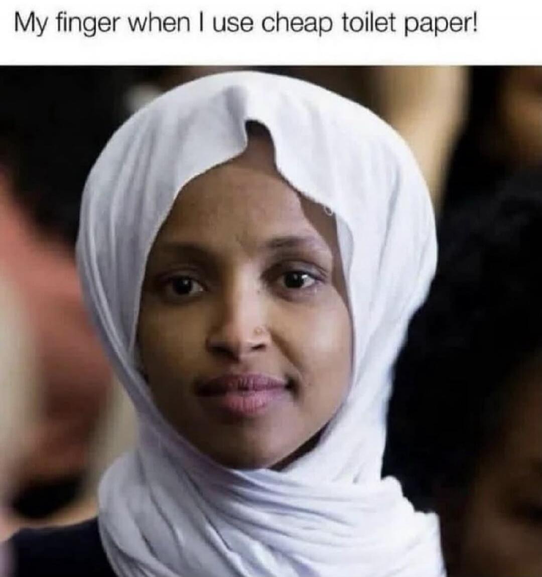 My finger when I use cheap toilet paper!