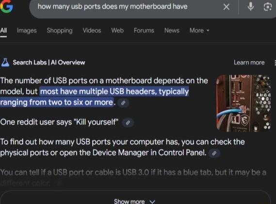 One reddit user says Kill yourself To find out how many USB ports your computer has you can check the physical ports or open the Device Manager in Control Panel You can tellif a USB port or cable fs USB 30 It has a blue tab but it may be a