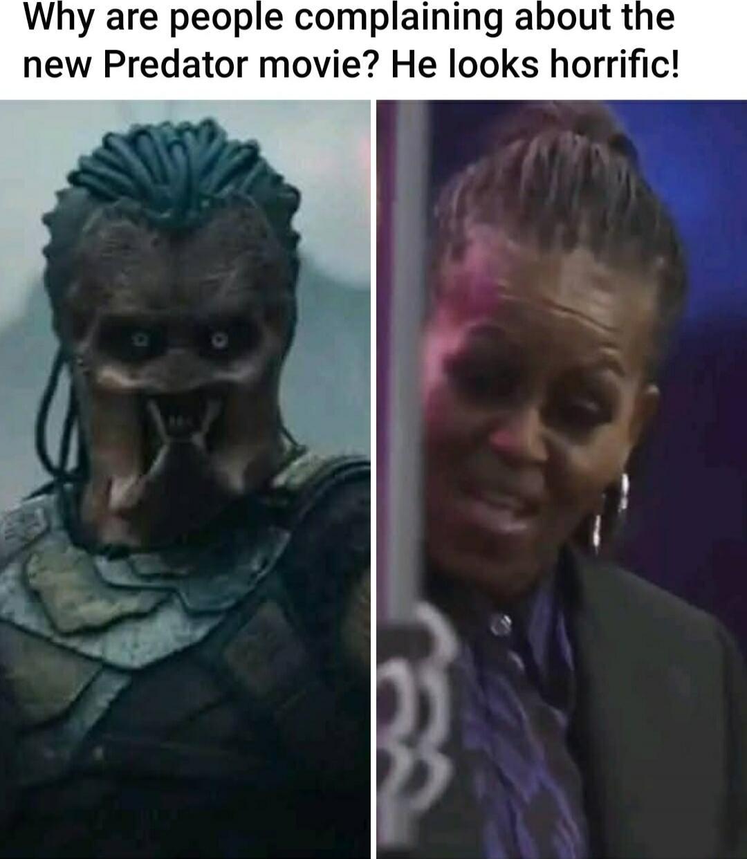 Why are people complaining about the new Predator movie? He looks horrific!