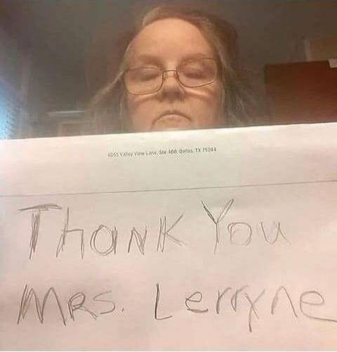 Thank You MRS. Lerryne. 4055 Valley View Lane, Ste 400, Dallas, TX 75244