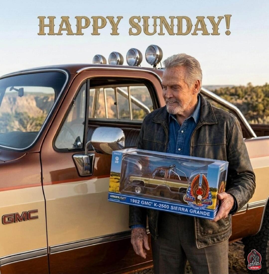 HAPPY SUNDAY! GMC. GREENLIGHT 1982 GMC K-2500 SIERRA GRANDE. FALL GUY.