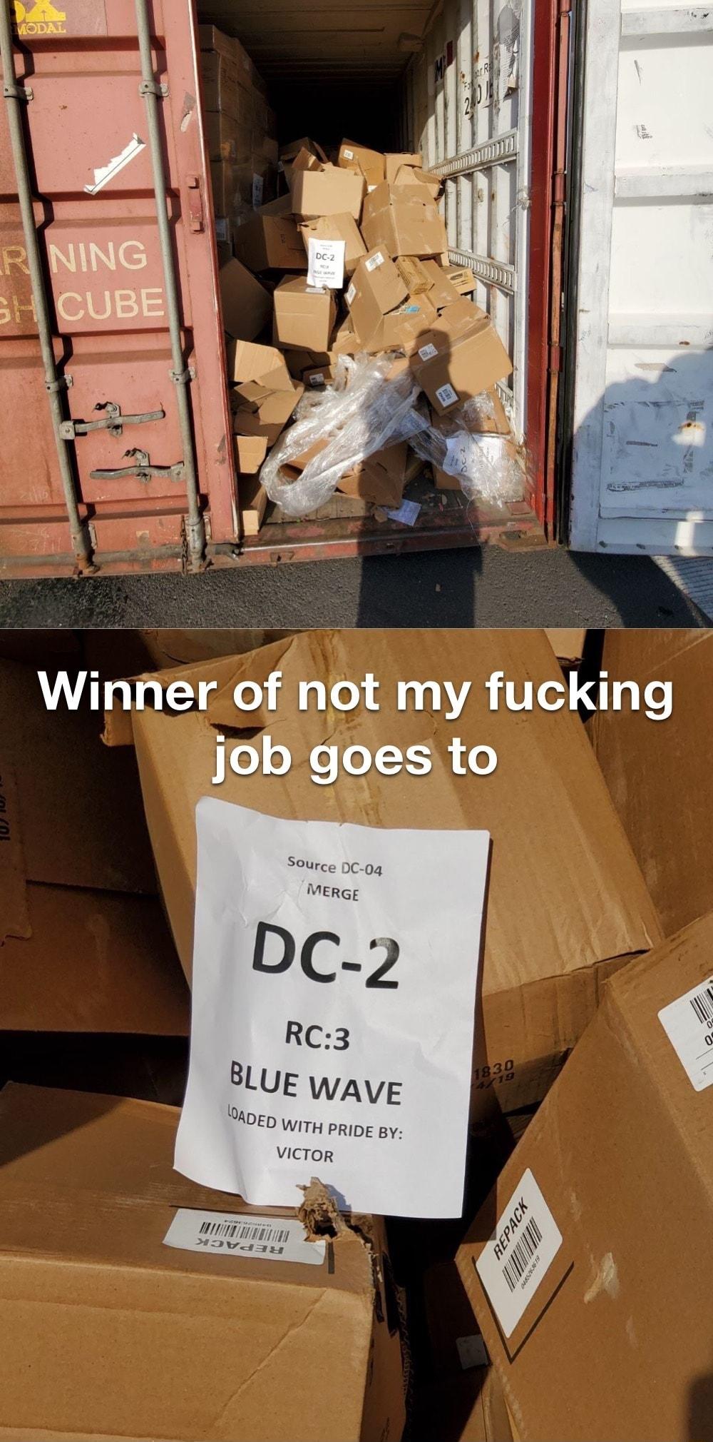 Winner of not my fucking i oe oT o