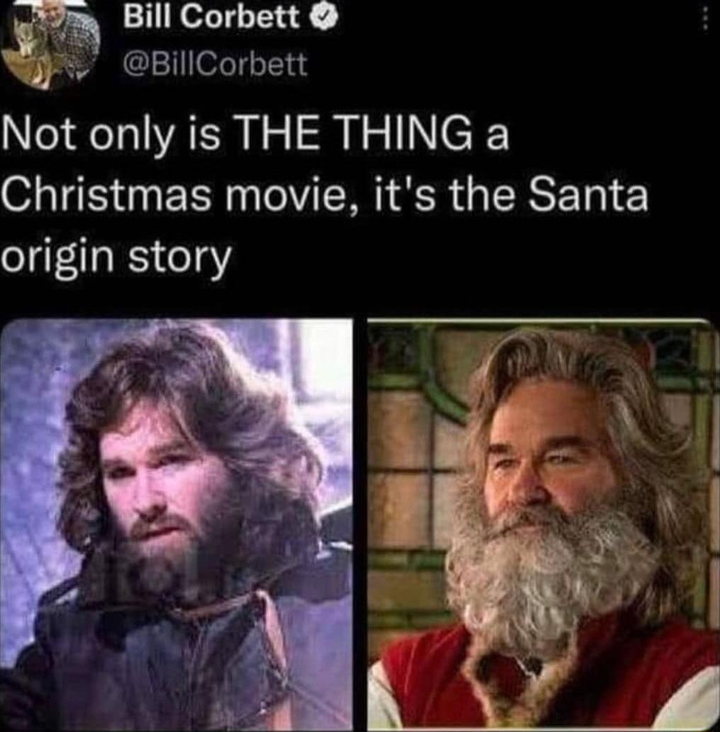 Bill Corbett W BillCorbett Not only is THE THING a O S T ER N OV I KR SIS ET origin story