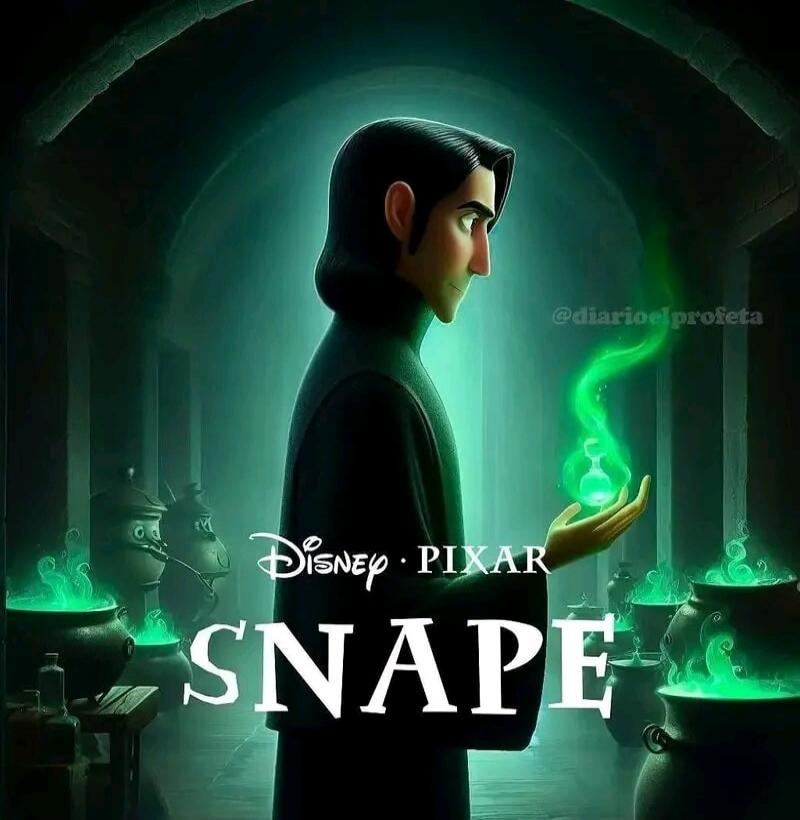 Disney PIXAR SNAPE @diarioelprofeta