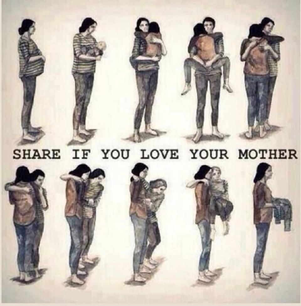 SHARE IF YOU LOVE YOUR MOTHER