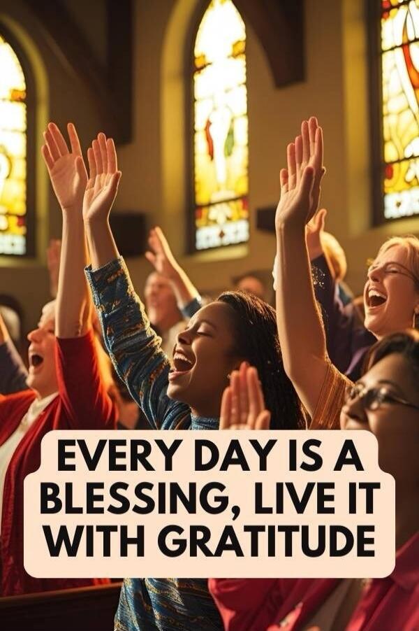 EVERY DAY IS A BLESSING, LIVE IT WITH GRATITUDE