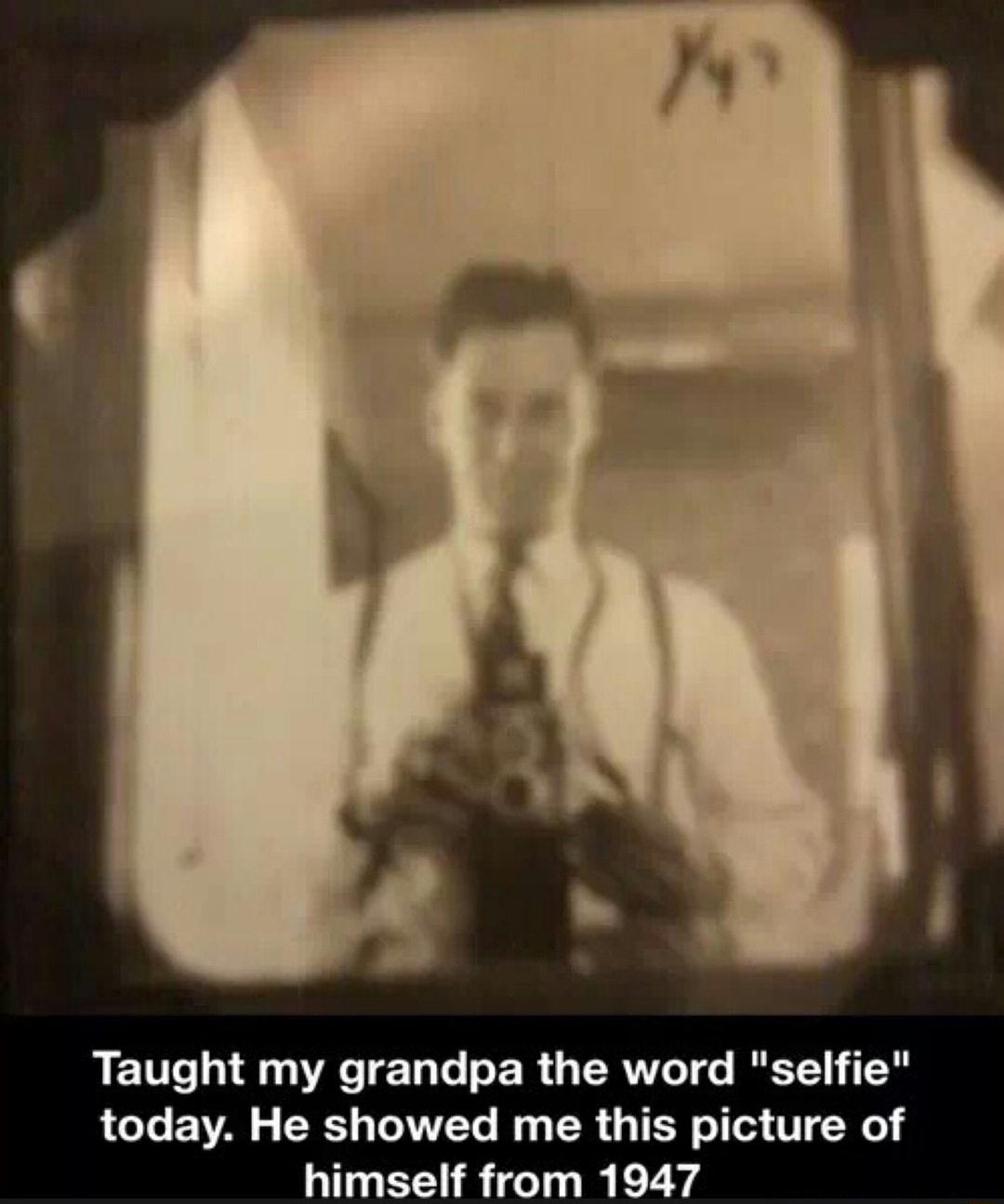 REUT AT T ER G TERVTCT 6 IR T today He showed me this picture of himself from 1947