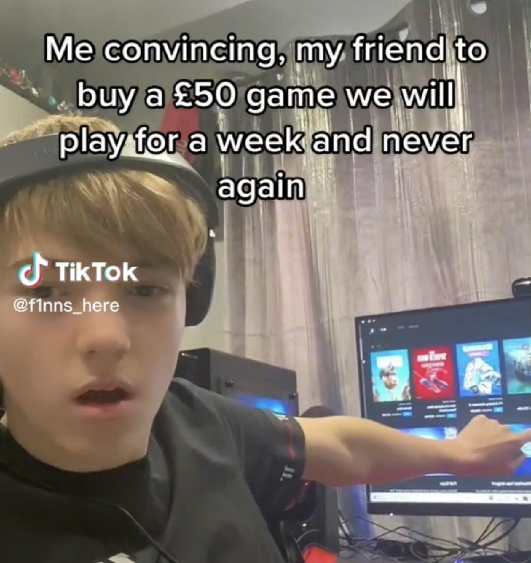 i buyal50 game we WI playifera Neek anld EVER W o TikTok